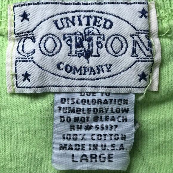 Vintage 80s Retro Green Preppy Casual Sporty Sleeveless Polo Shirt / Size: L - Picture 5 of 6